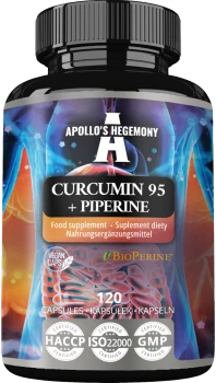 APOLLO'S HEGEMONY Curcumin 95 + Piperine 120 kaps.