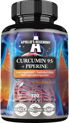 APOLLO'S HEGEMONY Curcumin 95 + Piperine 120 kaps.