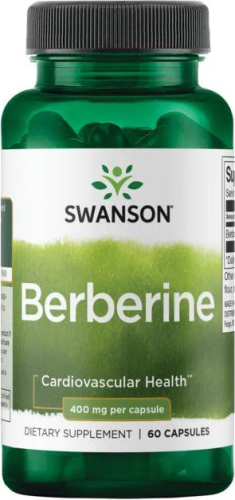 SWANSON Berberine 400mg 60 kaps.