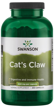 SWANSON Cat's Claw 500mg 250 kaps.