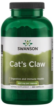 SWANSON Cat's Claw 500mg 250 kaps.