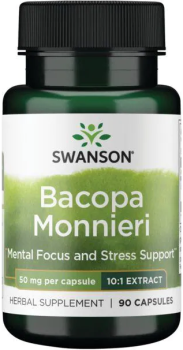 SWANSON Bacopa Monniera 50mg 90 kaps.