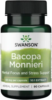 SWANSON Bacopa Monniera 50mg 90 kaps.