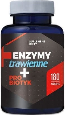 HEPATICA Enzymy Trawienne + Probiotyk 180 kaps.