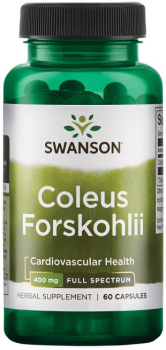 SWANSON Coleus Forskohlii 400mg 60 kaps.