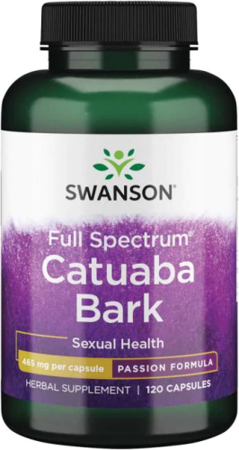 SWANSON Catuaba Bark 465mg 120 kaps.