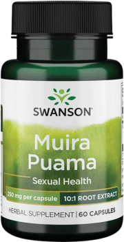 SWANSON Muira Puama 250mg 60 kaps.