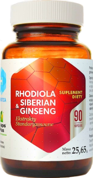 HEPATICA Rhodiola & Siberian Ginseng 90 kaps.