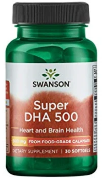 SWANSON Super DHA 500 30 softgels
