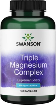 SWANSON Triple Magnesium Complex 400mg 100 kaps.