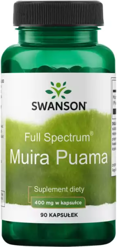 SWANSON Full Spectrum Muira Puama 400mg 90 kaps.