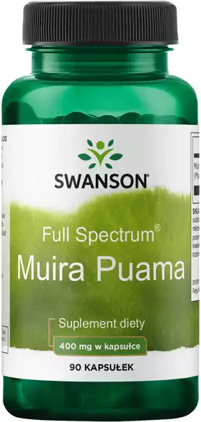 SWANSON Full Spectrum Muira Puama 400mg 90 kaps.