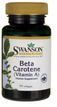 SWANSON Beta Carotene 250 softgels