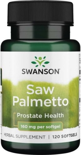 SWANSON Saw Palmetto 160mg 120 kaps.