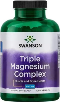 SWANSON Triple Magnesium Complex 400mg 300 kaps.