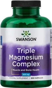 SWANSON Triple Magnesium Complex 400mg 300 kaps.