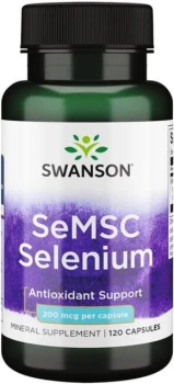 SWANSON SeMSC Selenium 200mcg 120 kaps.