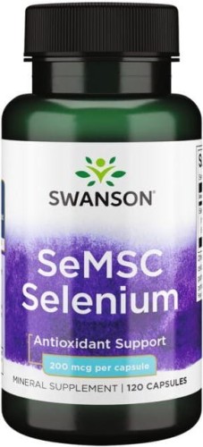 SWANSON SeMSC Selenium 200mcg 120 kaps.