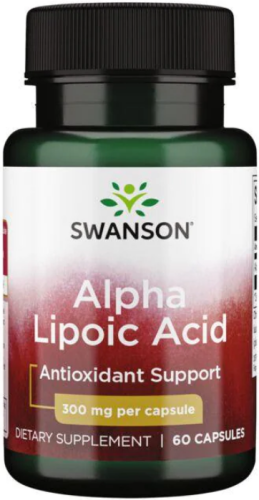 SWANSON Alpha Lipoic Acid 300mg 60 kaps.
