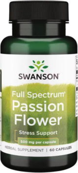 SWANSON Passion Flower 500mg 60 kaps.