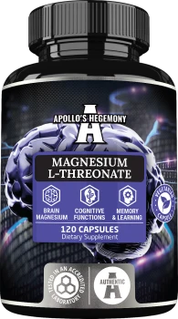 APOLLO'S HEGEMONY Magnesium L-Threonate 120 kaps.