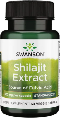 SWANSON Shilajit Extract 400mg 60 kaps.