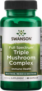 SWANSON Triple Mushroom Complex 60 kaps.