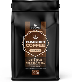 SOLVE LABS Mushroom Coffee Lion's Mane + Rhodiola 330g