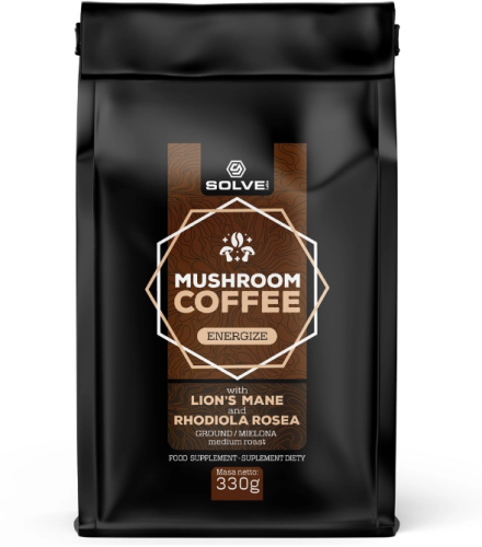 SOLVE LABS Mushroom Coffee Lion's Mane + Rhodiola 330g