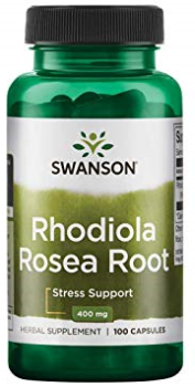 SWANSON Rhodiola Rosea Root 400mg 100 kaps.