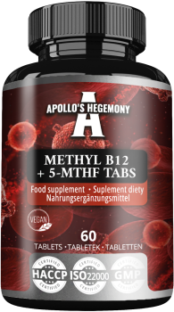 APOLLO'S HEGEMONY+ Methyl B12 + 5-MTHF Tabs 60 tab.