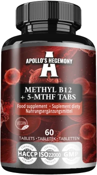 APOLLO'S HEGEMONY+ Methyl B12 + 5-MTHF Tabs 60 tab.