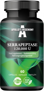 APOLLO'S HEGEMONY Serrapeptase 120.000 U 60 kaps.