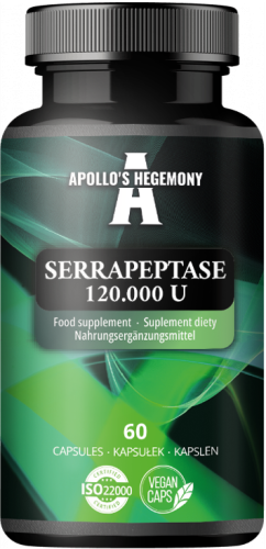 APOLLO'S HEGEMONY Serrapeptase 120.000 U 60 kaps.