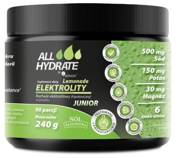 ALINESS ALLHydrate Elektrolity Junior 240g