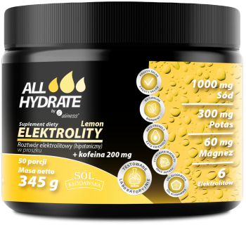 ALINESS ALLHydrate Elektrolity + Kofeina 345g