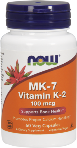 NOW FOODS MK-7 Vitamin K-2 100mcg 60 kaps.