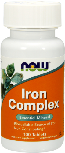 NOW FOODS Iron Complex 100 tab.