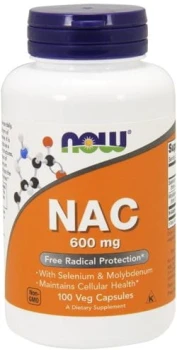 NOW FOODS NAC 600mg 100 kaps.