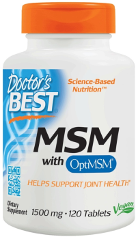 DOCTOR'S BEST MSM with OptiMSM 1500mg 120 tab.