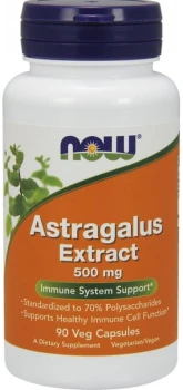 NOW FOODS Astragalus Extract 500mg 90 kaps.