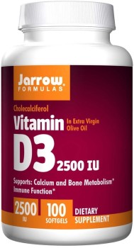 JARROW Vitamin D3 2500IU 100 softgels