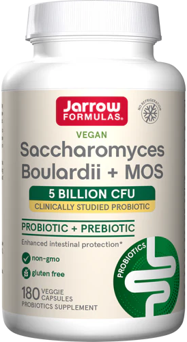 JARROW Saccharomyces Boulardii + MOS 180 kaps.