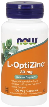 NOW FOODS L-OptiZinc 30mg 100 kaps.