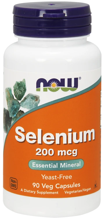 NOW FOODS Selenium 200mcg 90 kaps.