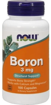 NOW FOODS Boron 3mg 100 kaps.