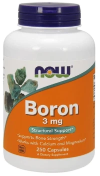 NOW FOODS Boron 3mg 250 kaps.