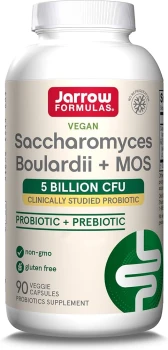 JARROW Saccharomyces Boulardii + MOS 90 kaps.