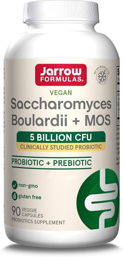 JARROW Saccharomyces Boulardii + MOS 90 kaps.