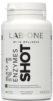 LAB ONE No1 Enzymes Shot 60 kaps.